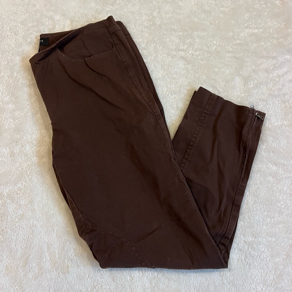 Talbots Women's Chocolate Brown Straight Leg Pants